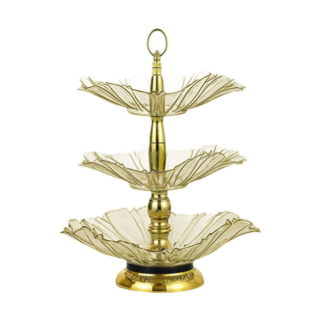 Luzkey Fruit Bowl Multiuse Decorative Decorative Bowl for Table Centerpiece Kitchen 3 dish
