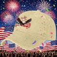 thumbnail image 2 of US 250th Anniversary Patriotic Baseball Cap – Adjustable Vintage Washed Hat with USA Flag Embroidery – Commemorative Cap for Men & Women – Celebrate 1776–2026, 2 of 5