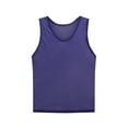 thumbnail image 2 of BRGZLK Kids Girls Sleeveless Tank Tops Breathable Hollow Back Mesh Athletic Tank Tops Summer Casual Workout Running Tennis Sports Shirts Purple 9-13 Years, 2 of 3