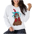 thumbnail image 1 of Birdeem Mode Femmes Décontracté Col Rond Motif Animal Coq Manches Longues Hauts, 1 of 6