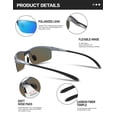 thumbnail image 4 of Gafas de Sol Polarizadas BIRCEN de Fibra de Carbono para Hombre UV400, 4 of 6
