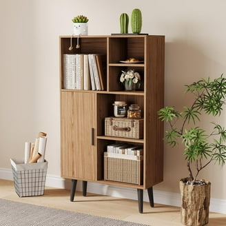 Cube Boekenkast 3 Lagen Mid-Century Boekenkast met poten