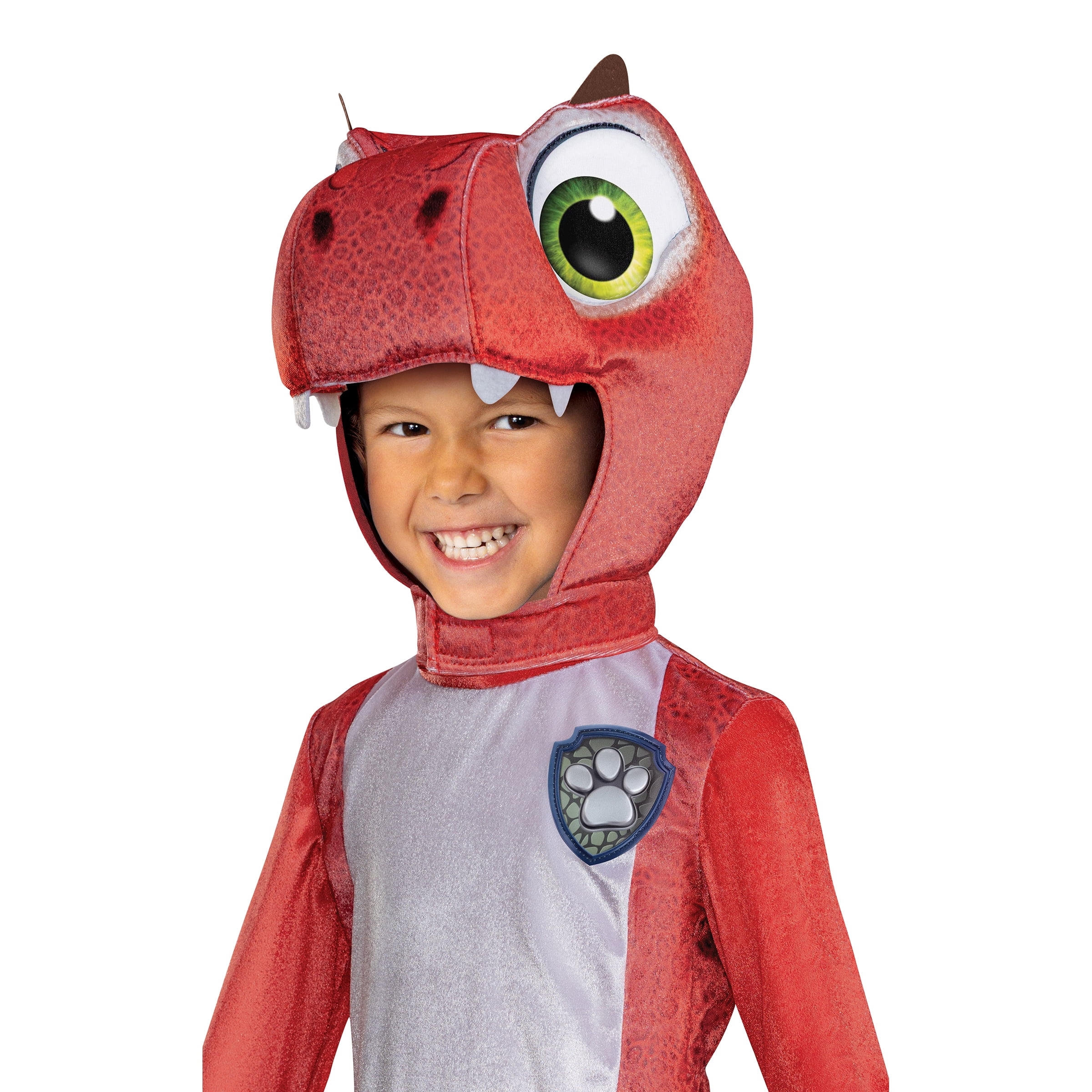 Paw Patrol Rhubarb Dino Halloween Costume for Children, Boys Size S (6/7), by Disguise