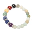 thumbnail image 1 of Pulsera de cuentas de chakras, 7 chakras, cristales curativos, pulsera de meditación, relajación, alivio del estrés, pulsera de cristal para mujeres y hombres tipo 3, 1 of 5
