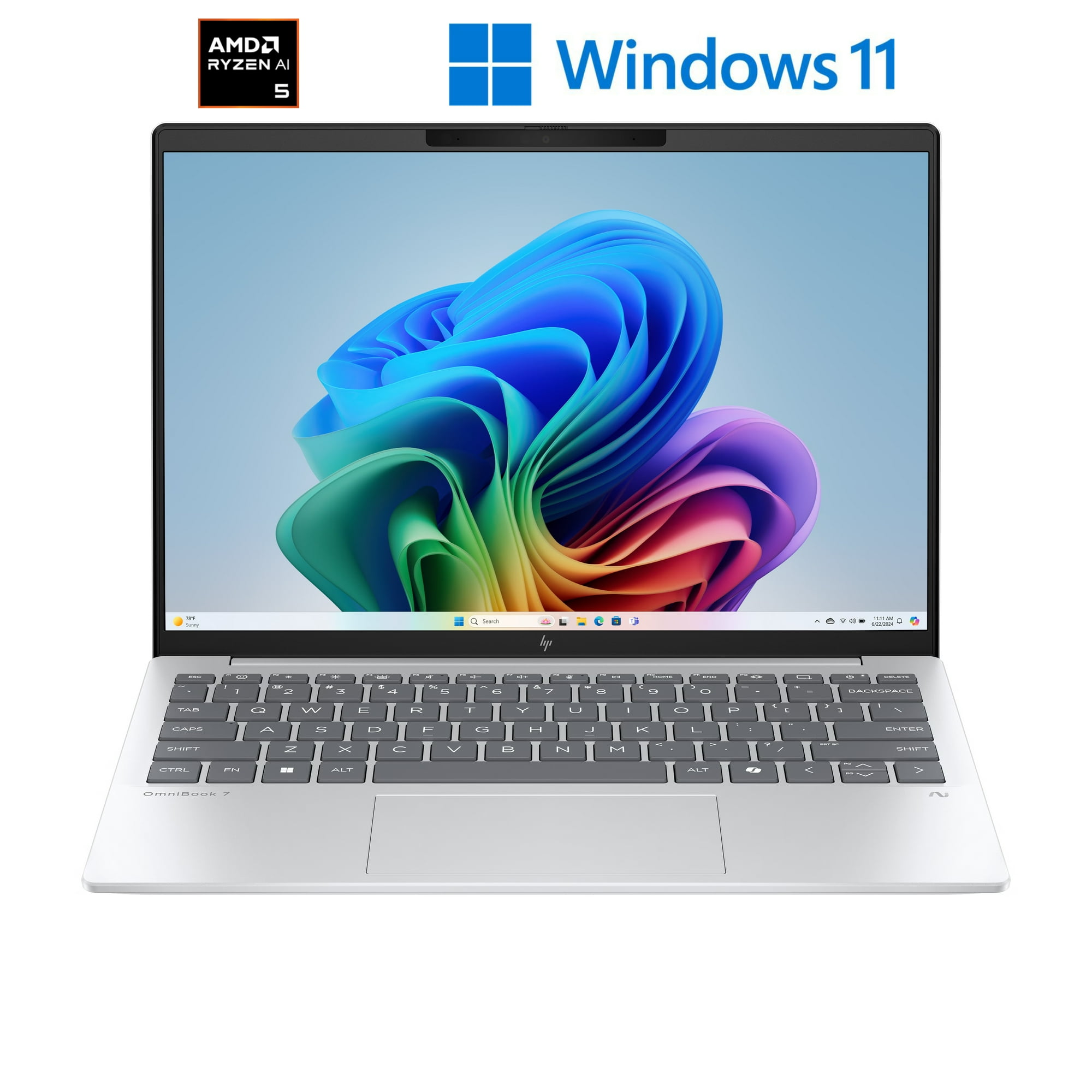 HP OmniBook 7 Aero Laptop Next Gen AI 13-bg10000ca (B7UL9UA) AMD