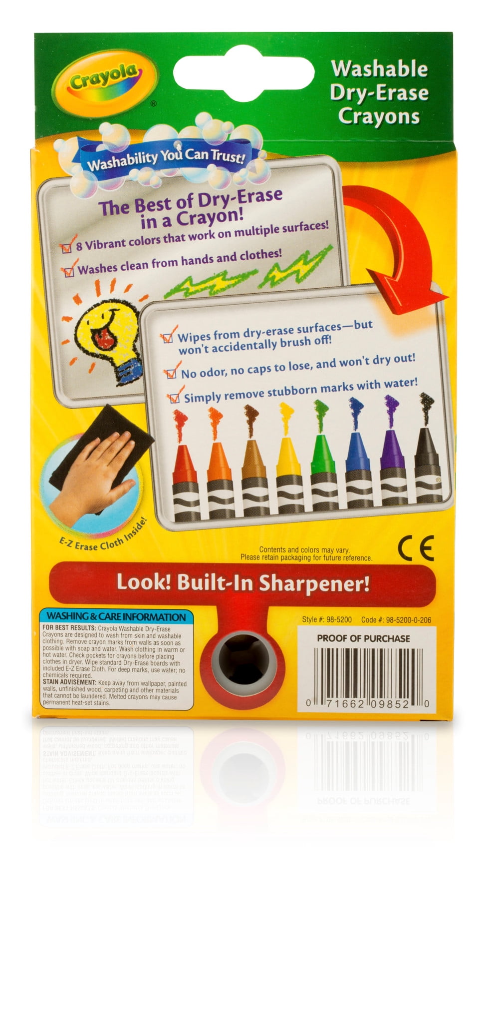Crayola Dry-Erase Crayons Classic Colors Set