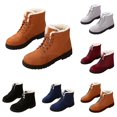 thumbnail image 4 of YLYL Women's Suede Waterproof Lace up Winter High Top Snow Boots, 4 of 8