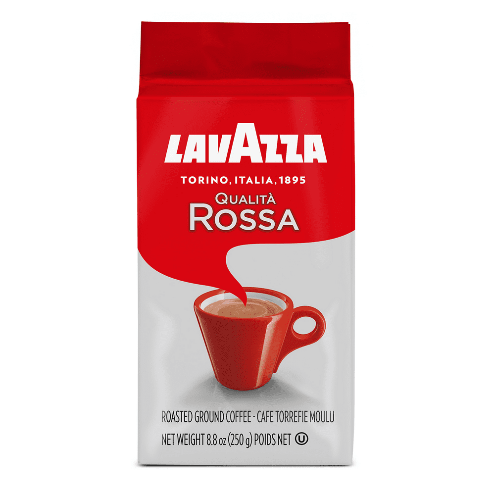 Lavazza Qualità Rossa Roasted Ground Coffee, 8.8 oz