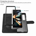 thumbnail image 2 of Jiahe Cover for Samsung Galaxy Z Fold 3, Wallet Case with Credit Card Holder,Shockproof Magnetic Anti-Scratch Premium Leather Cover with Card Slots Kickstand Cover Case, black, 2 of 5