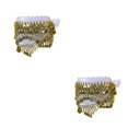 thumbnail image 4 of Cadena de cintura Sonducket para danza del vientre colgante de cinco capas con lentejuelas Blanco 2piezas, 4 of 6