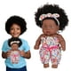 thumbnail image 1 of Muñecas negras de 8 pulgadas para niñas de 3, 4, 5 y 6 años con pelo rizado, juguete para perro, muñecas pequeñas para niños pequeños y niñas, cumpleaños festivos, 1 of 5