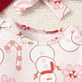 thumbnail image 5 of GYRATEDREAM 0-18Months Christmas Infant Baby Girls Clothes Romper Top Skirt with Headband Outfit 3Pcs Set, 5 of 9
