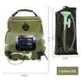 thumbnail image 3 of Portable Outdoor Camping Shower Bath Water Bag 20L Capacity Sunshine, 3 of 8