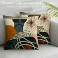 thumbnail image 3 of Qinduosi Abstract Art Throw Pillow Covers Colorful Boho Aesthetic Floral Geometric Minimalist Pillow Covers for Couch Outdoor Decor White, 3 of 5