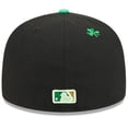 thumbnail image 4 of Men's New Era  Black Cleveland Guardians 2026 St. Patrick's Day 59FIFTY Fitted Hat, 4 of 5