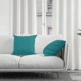thumbnail image 2 of Cushion Covers 2pc Set (50 X 50 Cm) - Sunbeam Yellow - Solid Dyed Cotton Canvas, 2 of 3