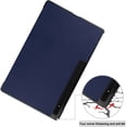 thumbnail image 5 of Epicgadget Case for Samsung Galaxy Tab S8 Ultra 14.6 Inch (SM-X900/X906) - Lightweight Tri-Fold Stand Shell Auto Wake/Sleep Case Cover for Galaxy Tablet S8 Ultra (2022 Released) (Navy Blue), 5 of 7