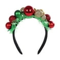 thumbnail image 3 of Diademas navideñas Salvador Aro para el cabello Verde, 3 of 9