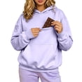 thumbnail image 3 of Shadoumai Hoodie With Cat Pouch Zippered Pocket Front For Small Item Or Puppy Kitten 2026 Fall Snack Hoodies, 3 of 6