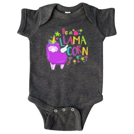 

Inktastic Be a Llamacorn- Cute Llama Gift Baby Boy or Baby Girl Bodysuit