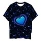 thumbnail image 4 of Blusa informal de manga corta con estampado de manga corta para mujer Fridja  bn1806, 4 of 7