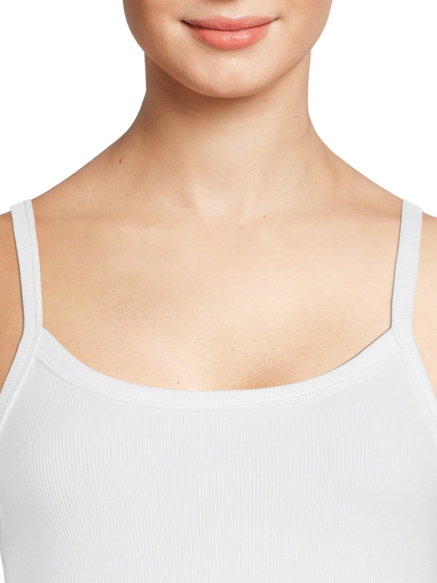 No Boundaries Ribbed Cami Top, 5-Pack, Women's XXS-XXL