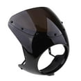 thumbnail image 2 of jiaping 1ps 7" Windshield Wind Screen Front Headlight Fairing for Motorcycle Parts Racer Black, 2 of 2