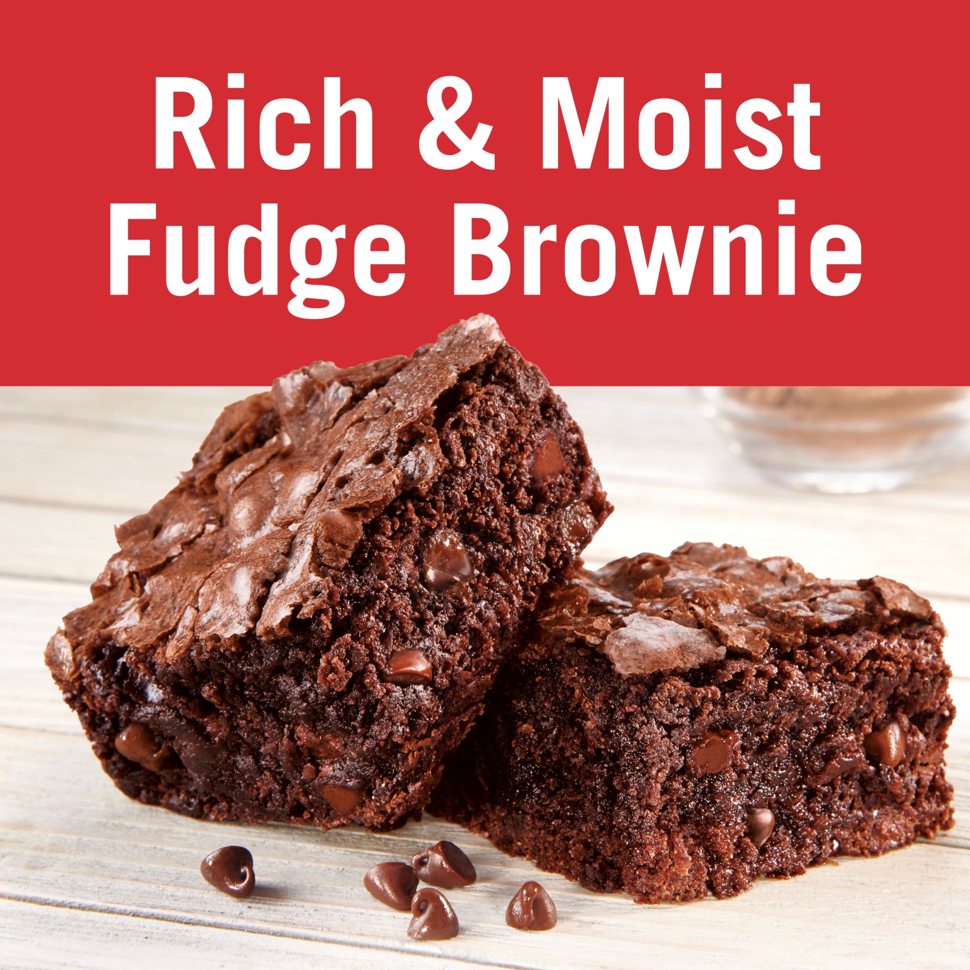 (6 pack) White Lily Chocolate Fudge Brownie Mix, 18 oz Box
