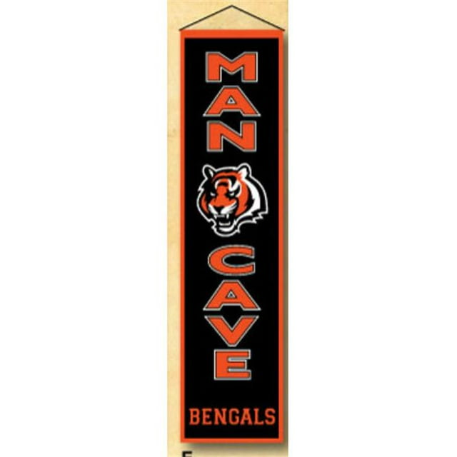 Winning Streaks Sports 49165 Cincinnati Bengals Man Cave Banner