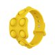 thumbnail image 3 of Vogacara de burbujas de empuje ajustable de silicona para aliviar el estrés Juguetes amarillo Vogacara FN000451-03, 3 of 6