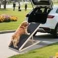 thumbnail image 5 of (UPGRADED) Dog Ramp for Bed, Extra Wide Excellent Traction, Pet Ramp for Small Dogs to Get on Couch Car, Non-Slip Rubber Surface, 16" Wide Hold up to 80lb, Adjustable, Foldable, Car Ramps, Dog Ramp, 5 of 5