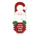 thumbnail image 2 of Adorno navideño para manija de puerta, colgante para puerta, decoración navideña, colgante para puerta, Papá Noel, muñeco de nieve, colgador de puerta, 2 of 2