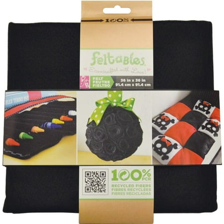 Feltables Craft Pack Felt 36 X 36 Inch Black