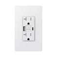 thumbnail image 1 of Enchufe GFCI DEWENWILS de 20 A con puertos USB-A y USB-C de 4,8 A/24 W, 1 of 7
