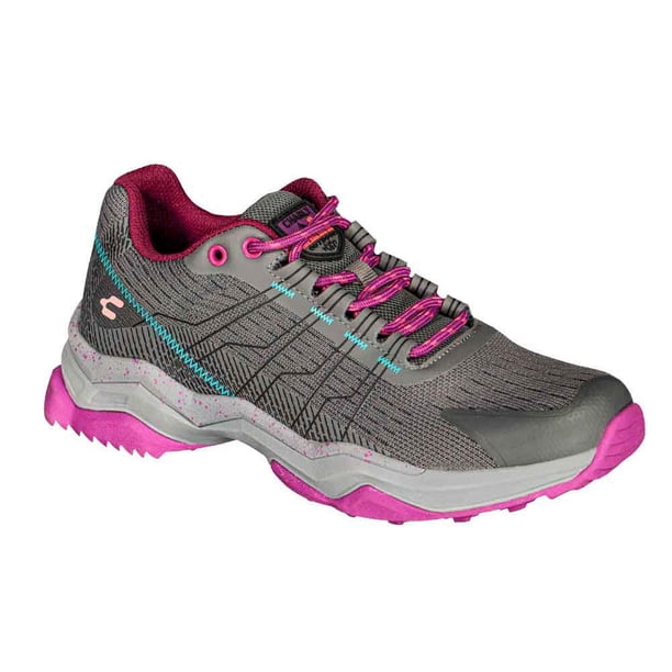 Tenis Deportivos para Mujer Charly Agujetas gris Talla 26
