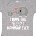 thumbnail image 4 of Inktastic Best Mawmaw Ever Grandchild Boys or Girls Baby Bodysuit, 4 of 5