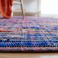 thumbnail image 5 of SAFAVIEH Rag Petar Striped Cotton Runner Rug, Blue/Multi, 2'3" x 11', 5 of 13