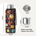 thumbnail image 7 of 20 Oz Fall Pumpkins Leaves Pattern Coffee Tumbler Double Wall Insulated Stainless Steel Water Bottle | Metal Reusable Thermoses Flask with Cup Cap | Leak & Sweat Proof with Anti-Dust Lid, 7 of 7