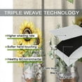 thumbnail image 6 of Rustic Farmhouse Sunflower Blackout Curtains,Quotes Inspirational Motivational Positive Vintage Windows Treatments Rod Pocket Drapes for Girls Living Room Bedroom Kitchen 42x63in, 6 of 6