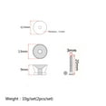 thumbnail image 2 of Guitar Strap Button Guitar Strap Lock Mechanism Guitar Knob Strap Locks for Electric Guitar Metal Strap Lock Strap Locks, 2 of 5