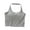 Gray, variant on cfhntfmh Going out Top for Women Fashion Sleeveless Backless Scroop Neck Slim Stretchy Ribbed Knit Camisole Crop Tops S-Xl
