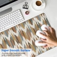 thumbnail image 4 of Long Mouse Pads for Desk,Colorful Geometric Chevron Pattern Desk Mats on Top Of Desks, Desk Mouse Pad Extra Large with 3mm Non-Slip Base and Stitched Edge for Gaming,Office,Work,Home 31.5"x11.8", 4 of 6
