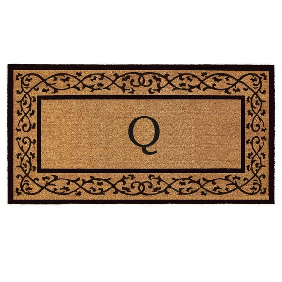 Calloway Mills Abbington Monogram Doormat 3' x 6' (Letter Q)