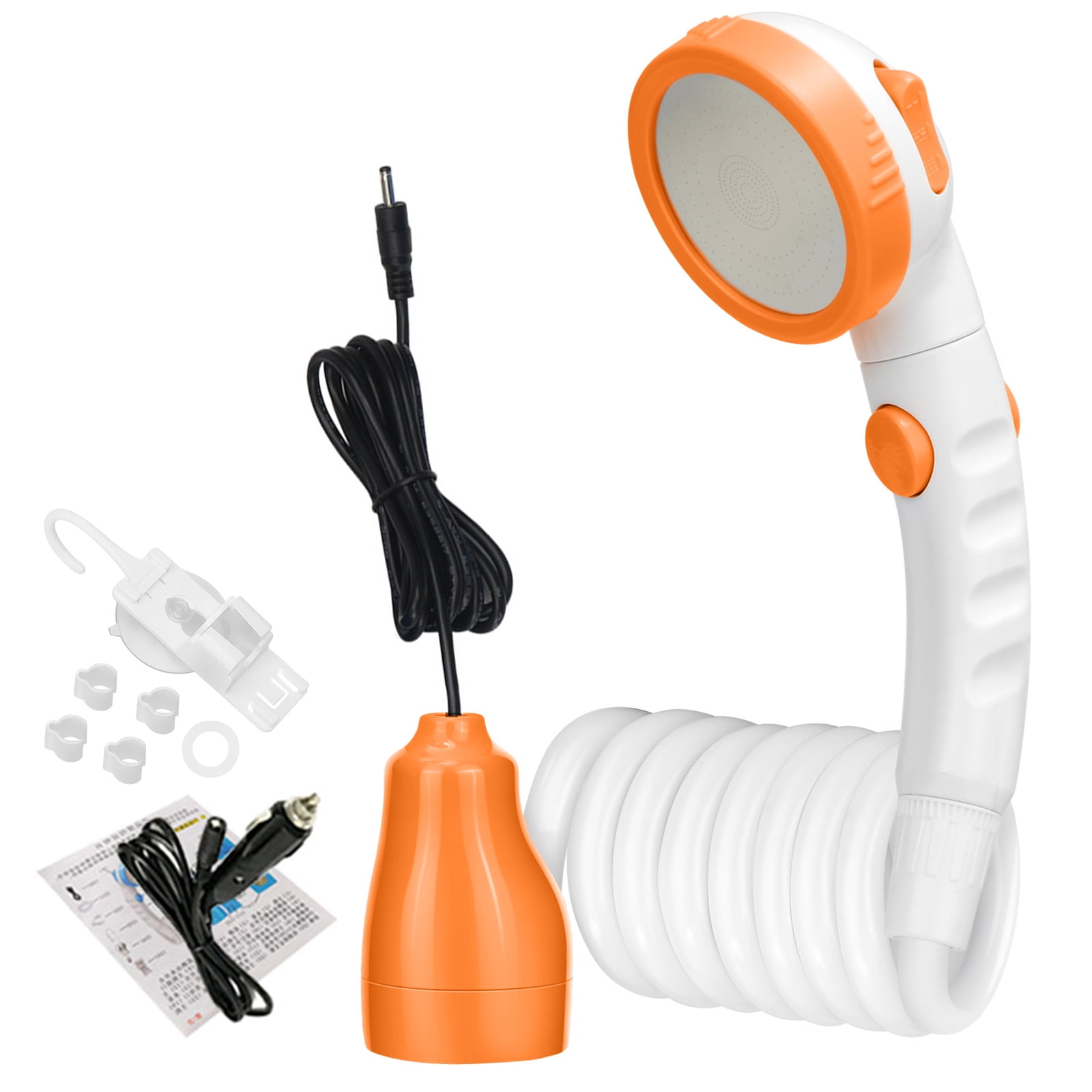 Tomfoto Portable Camping Shower Outdoor Shower Head for Camping Beach
