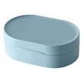 thumbnail image 2 of Oleegame 2PC Spoon And Lid Rest Macaron Color Travel Soap Box Portable Creative Soap Box Waterproof With Lid Soap Plastic Box Blue, 2 of 9