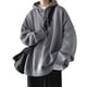 thumbnail image 4 of Suéter de cuello alto con capucha para hombre, suéter holgado de primavera y otoño, abrigo de estudiante retro japonés, 4 of 5