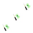 thumbnail image 2 of Maytalsory Jouet Chinois à Double Embout Triple Roulement Diabolo Yoyo Vert 12cm 3Ensemble, 2 of 6