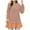 Khaki, variant on AherBiu Crewneck Sweatshirts for Women Ruffle Patchwork Long Sleeve Casual Loose Pullover Tops