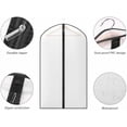 thumbnail image 4 of 43" Suit Bags for Closet Storage Dust Proof Garment Bags for Hanging Clothes Suit Covers for Storage with Full Zipper for Suit Coat Jacket Sweater Closet Storage, Set of 10, 4 of 4
