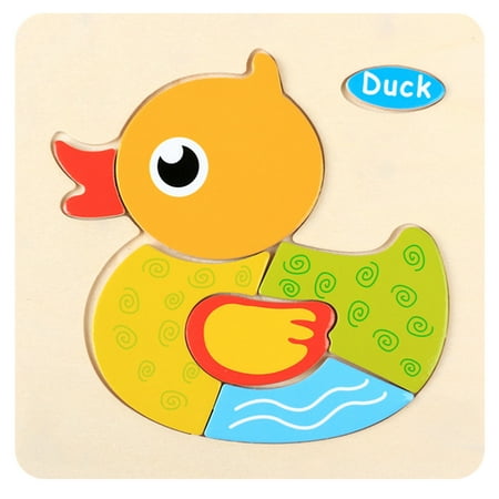 MeetYTOYS Wooden Puzzles Animal Montessori Toys Learning Educational Preschool Puzzle Toys Birthday Gift Party Game
